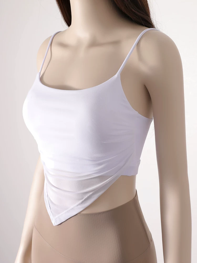 Áo ngực thể thao Pilates chuyên nghiệp có thiết kế lưng mỏng, có đệm ngực, chống sốc, áo ngực thể thao mùa hè dành cho nữ, áo tập yoga, áo ba lỗ.
