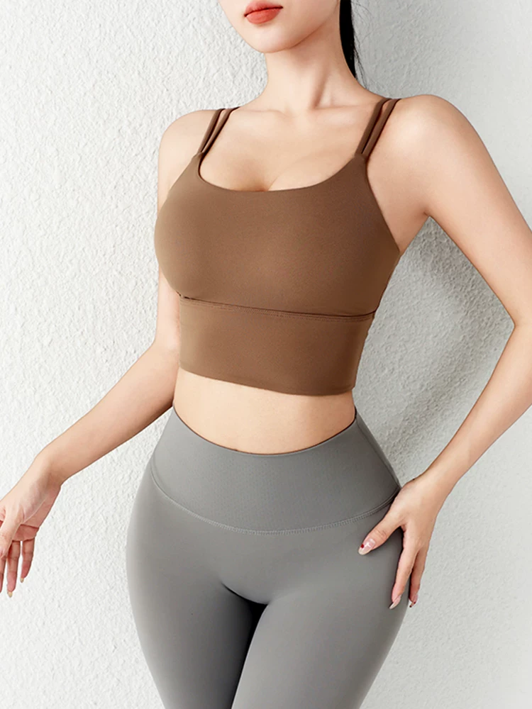 Áo ngực thể thao dành cho nữ, áo tập thể dục chống sốc và chống chảy xệ, áo ngực tập yoga chạy bộ tập Pilates tất cả trong một.