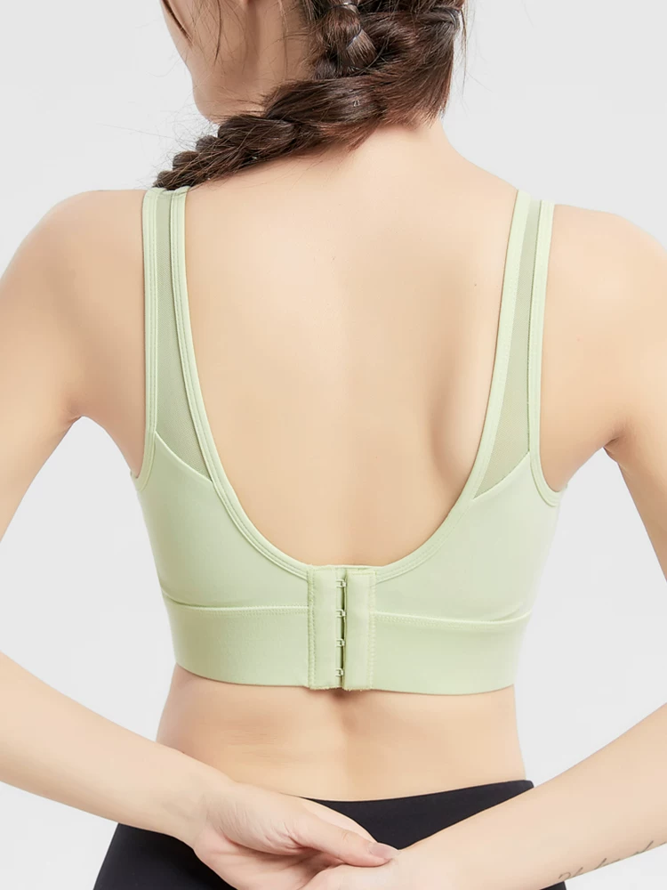 Áo ngực thể thao Jiumai Yipin dành cho nữ, chống chảy xệ, chống sốc, định hình, tập hợp cơ bắp, chạy bộ, áo ngực thể dục, áo ngực tập yoga mặc ngoài.