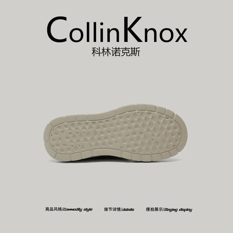 [Phổ biến trong giới thời trang] Giày thể thao nam nữ mới của CollinKnox mùa xuân 2026, giày mũi vỏ sò cao cấp phong cách đường phố