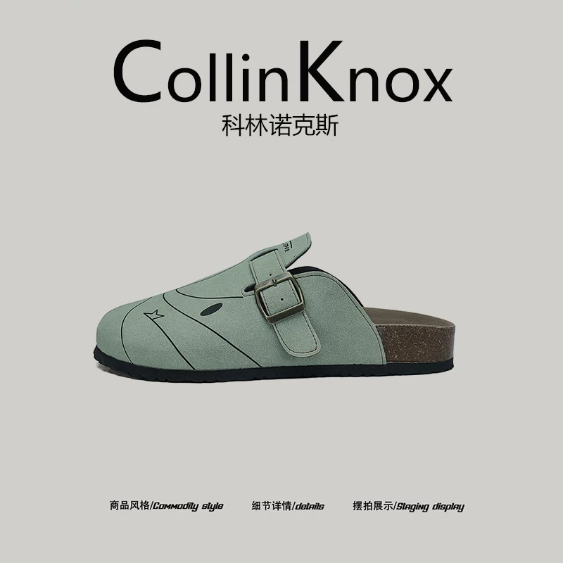 【Món đồ hợp thời trang】Giày Birkenstock nam mới mùa hè 2025 của CollinKnox Giày lười đa năng thông thường