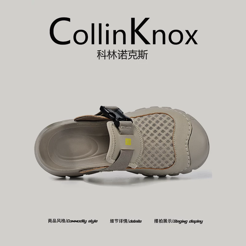 [Thiết kế nhẹ nhàng] Dép nam CollinKnox 2026 kiểu dáng mùa hè mới, giày đi biển thoáng khí có đường may