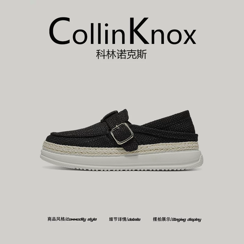 [Khuyến nghị dành cho từng nhóm khách hàng] CollinKnox 2026 Giày ngư dân cỡ lớn dành cho nam mùa hè mới Giày thường ngày dành cho nam giới