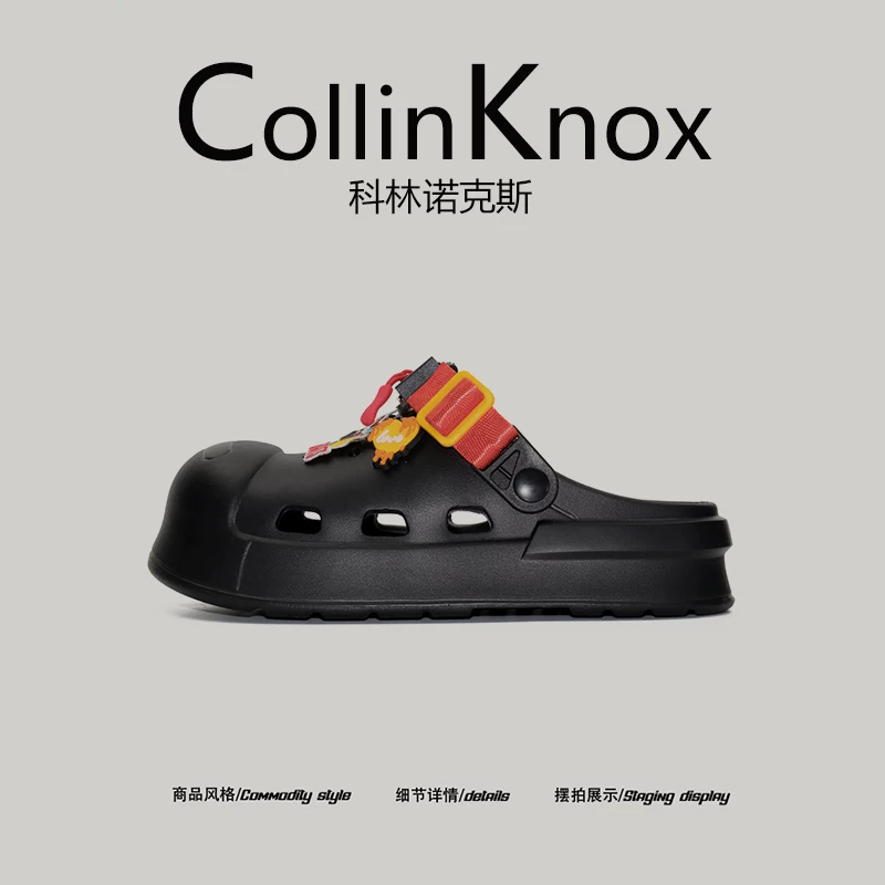 [Được hỏi về bởi những người sành điệu liên tục] Dép quai ngang CollinKnox 2026 kiểu dáng mùa hè mới dành cho cặp đôi, thích hợp đi ngoài trời.