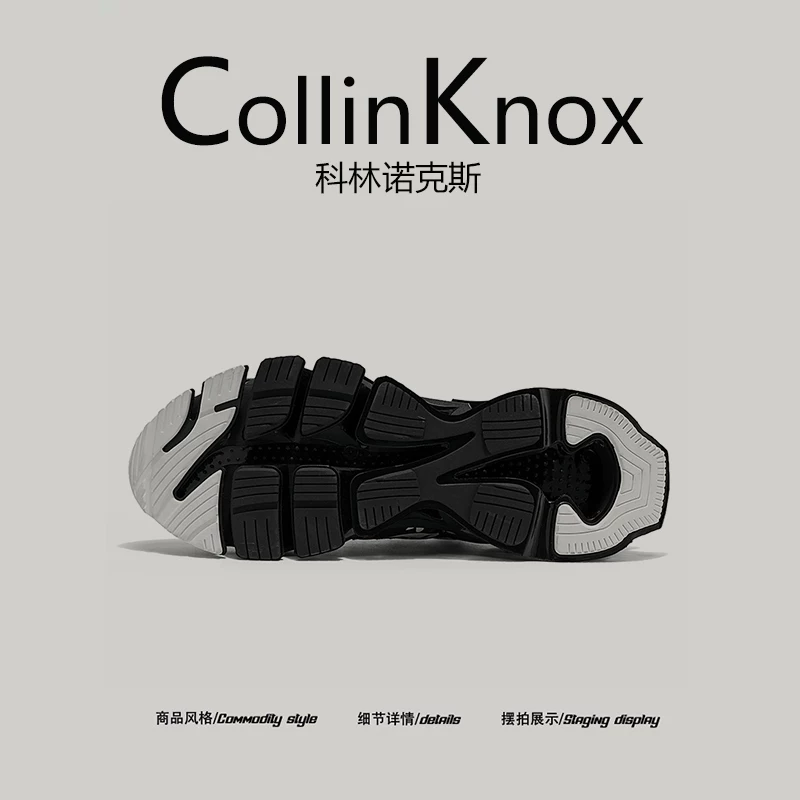【Thoáng mát và sành điệu】Giày nam thông thường mới của CollinKnox mùa hè 2026 Giày xu hướng Cool Flyknit Blade