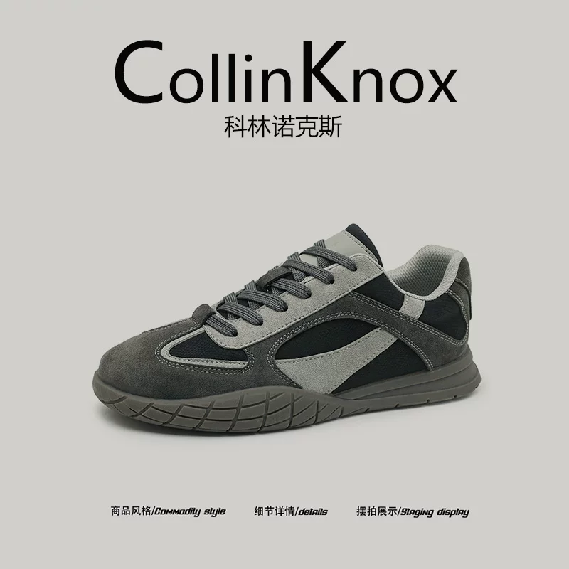 Giày thời thượng mới] CollinKnox2026 giày thể thao nam phong cách mới mùa xuân, giày tập luyện kiểu Mỹ cổ điển phong cách Đức