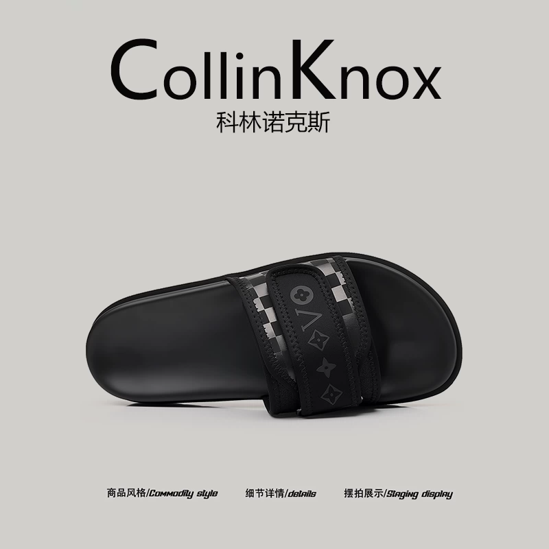 [Sản phẩm chính hãng cao cấp] Dép mùa hè mới CollinKnox2026 dành cho nam, dép đi ngoài trời Velcro thương hiệu thời thượng