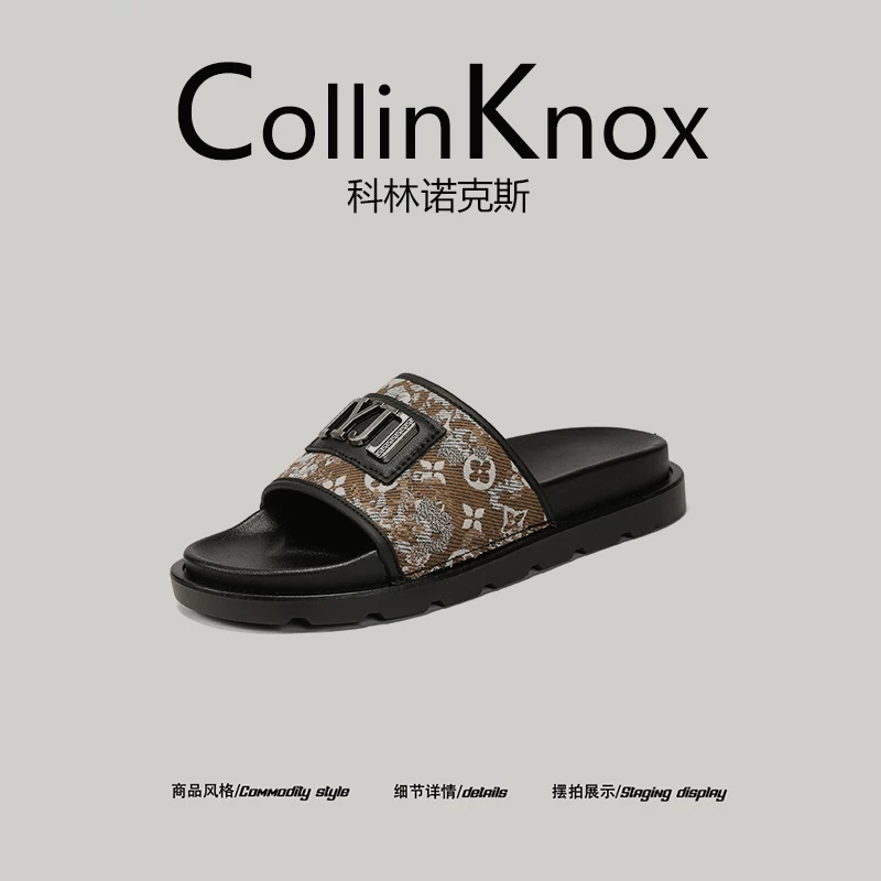 [phong cách cổ điển và đa năng] Dép xỏ ngón hợp thời trang dành cho cặp đôi mới của CollinKnox mùa hè 2026, giày đi biển cá tính theo thương hiệu thời thượng