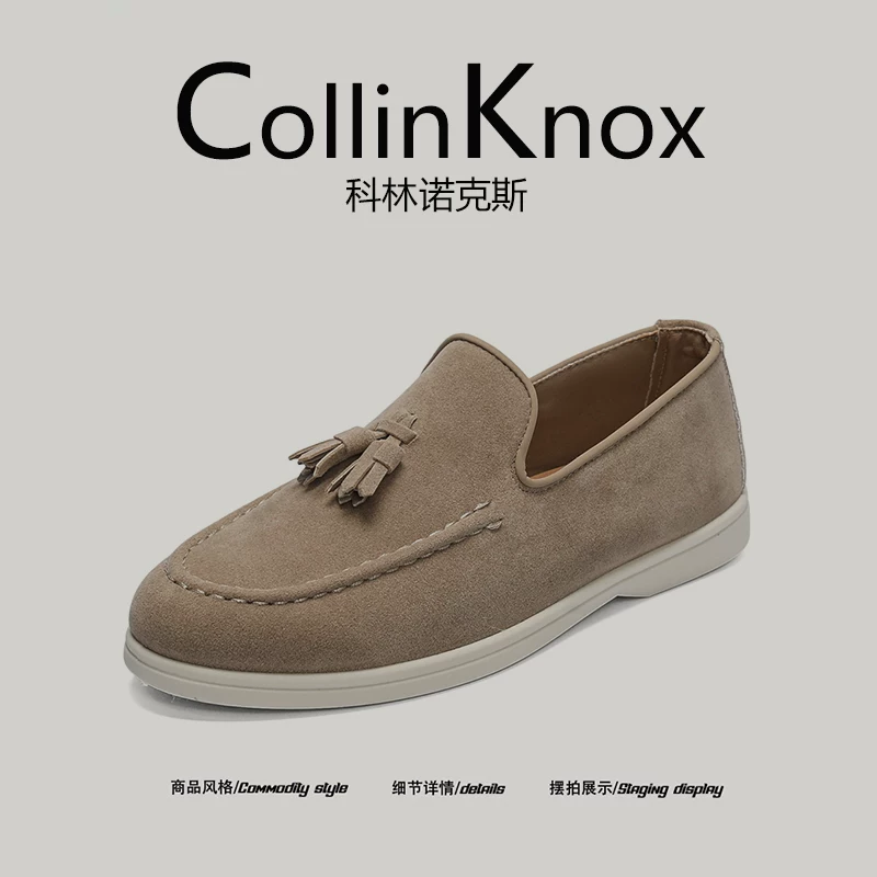 [Chất lượng thương mại quốc tế] Giày lười đa năng CollinKnox Thu 2025 dành cho nam, kiểu xỏ chân