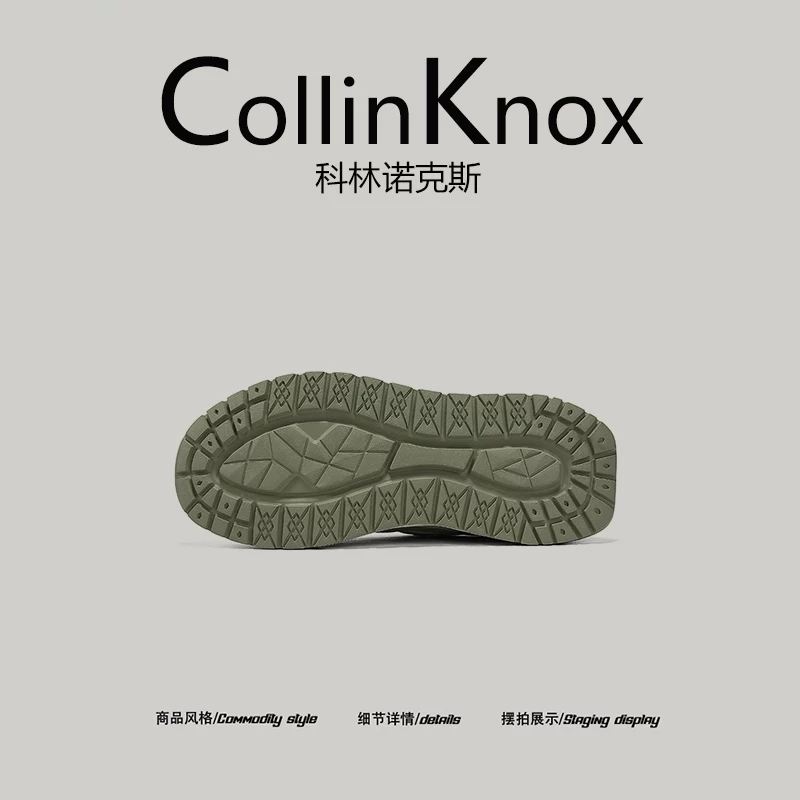 [Sản phẩm mới hợp xu hướng] Giày bố CollinKnox Xuân 2026 dành cho nam, thoáng khí và không bí bách, giày thường ngày.