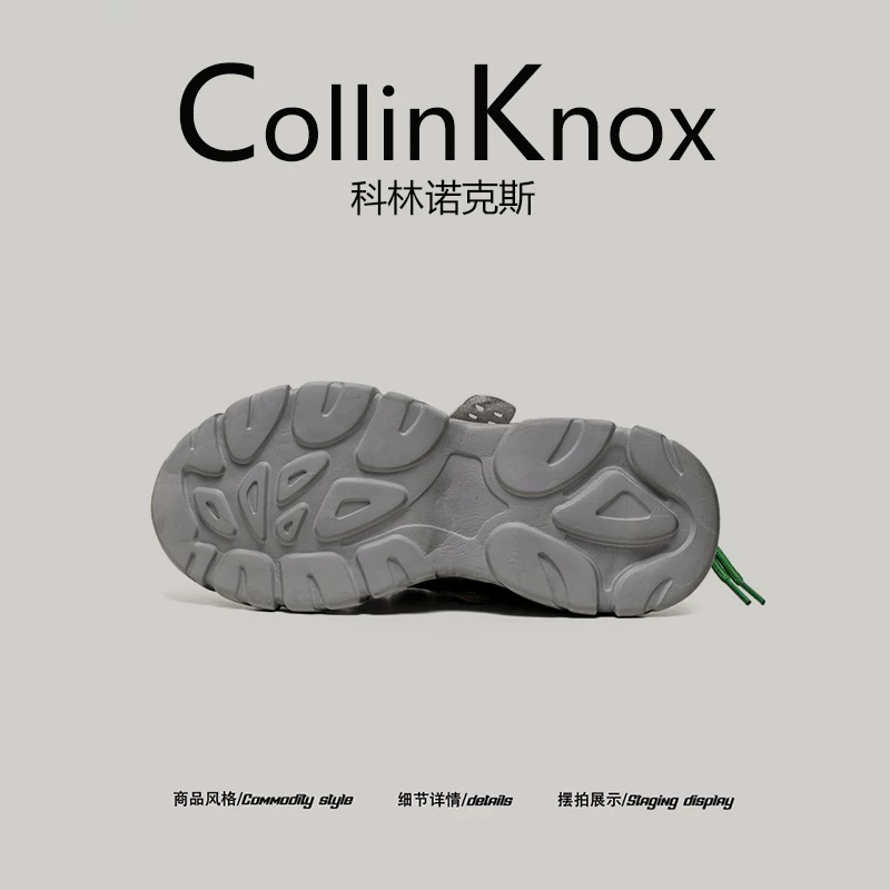 Sản phẩm chất lượng cao] Giày bố CollinKnox 2026 xuân mới dành cho nam với phong cách vintage, thiết kế cũ kỹ thời thượng.