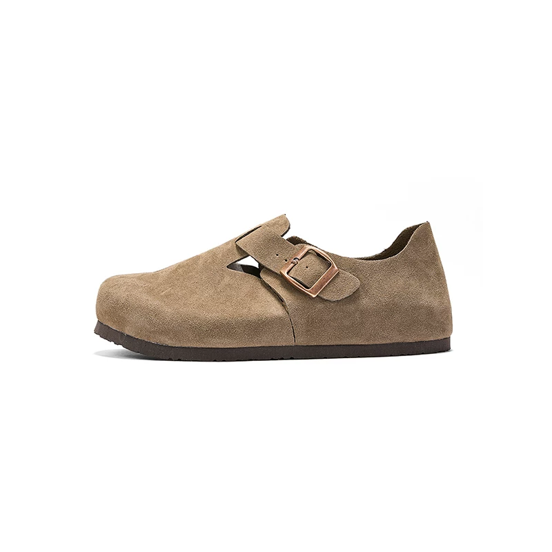 [Siêu nhẹ và chống trơn trượt] Giày Birkenstock nam mùa đông mới CollinKnox 2026 với dép đế nút chai kín mũi dành cho nam