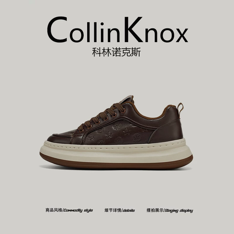 [Sản phẩm mới hợp xu hướng] Giày thể thao nam CollinKnox 2025 Xuân mới kiểu Hàn Quốc đế dày