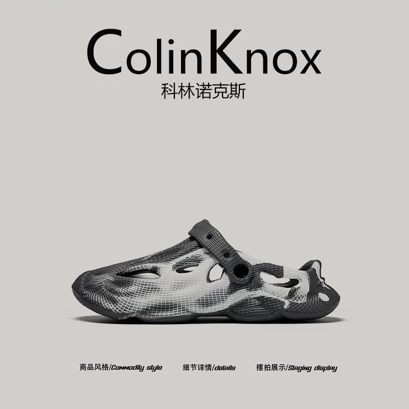 【Sản phẩm thời trang đường phố hợp thời trang】CollinKnox 2025 Dép thể thao đi biển hợp thời trang dành cho nam giới phong cách mới mùa hè 2025