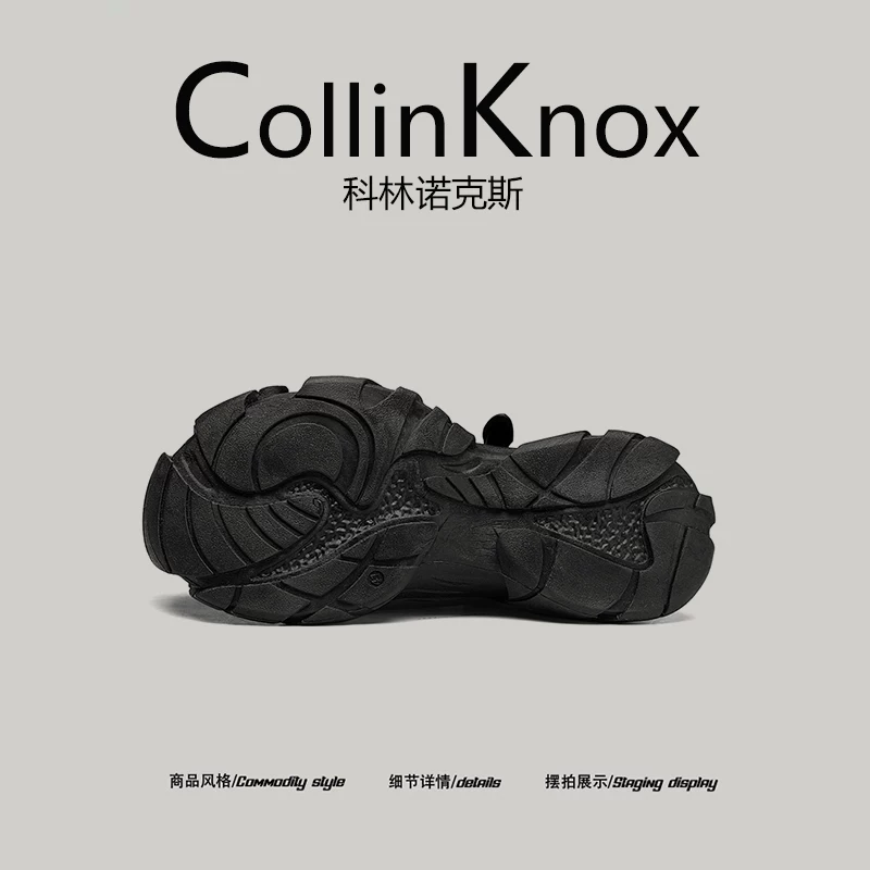 [Nâng cấp chất lượng] Giày nam CollinKnox2026 mùa xuân mới kiểu mecha dành cho nam giới, phù hợp mọi mùa