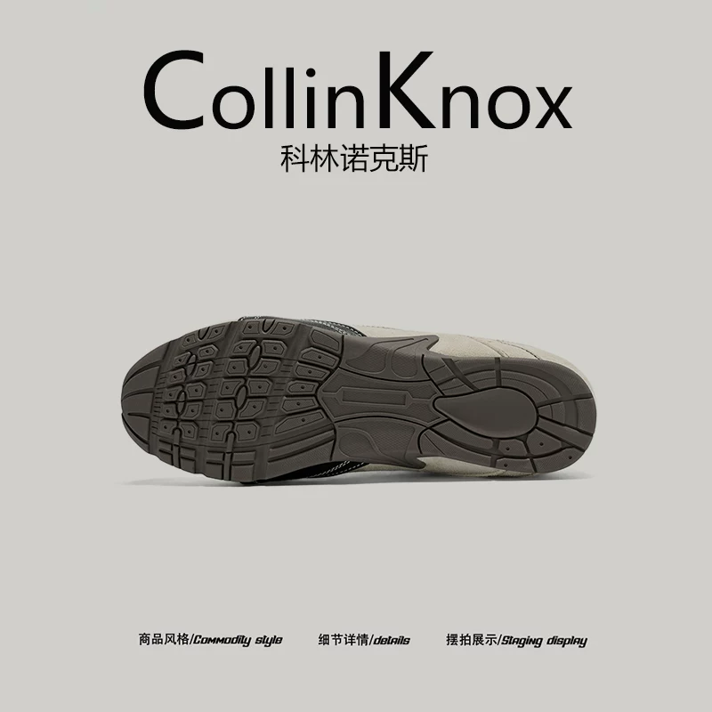 [Phong cách xu hướng mùa hè] CollinKnox2025 thương hiệu thời thượng mùa hè mới của Đức dành cho nam giới, giày Forrest Gump màu trắng nhẹ