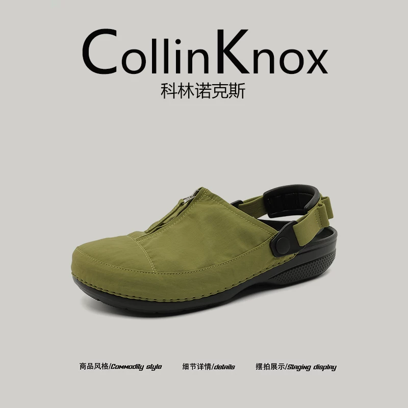 【Bắt mắt】Dép unisex nhẹ, kiểu dáng mới mùa hè 2026 của CollinKnox, kiểu dáng kín mũi, đi ngoài trời