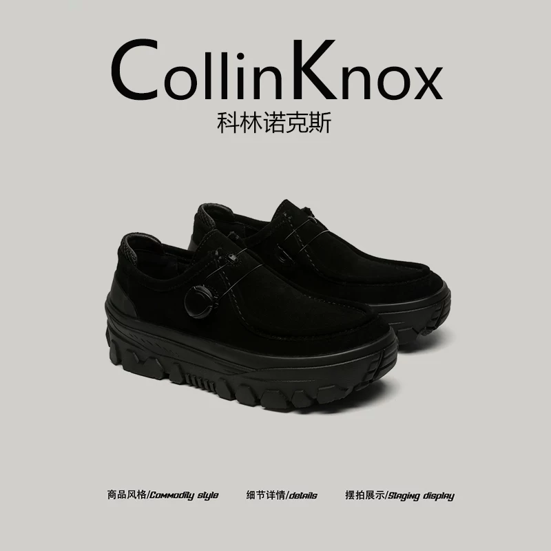 [thời trang và sành điệu] Giày thường ngày mới mùa xuân CollinKnox 2026 dành cho nam, giày đi làm ngoài trời đế dày nhẹ