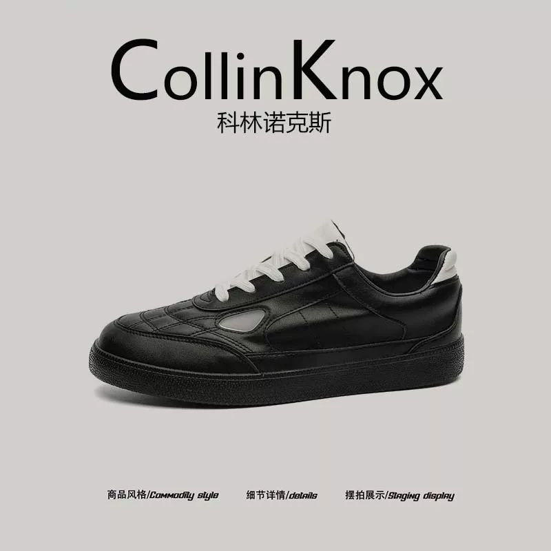 【Hàng cổ điển】Giày nam đa năng mới của CollinKnox mùa xuân 2026 mang lại cảm giác cao cấp khi đi làm và theo phong cách tập luyện kiểu Đức.