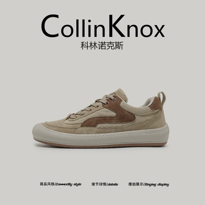 [Chất lượng ngoại thương] CollinKnox 2026 Giày thể thao nam mới mùa xuân 2026 Giày thời trang đa năng chống mài mòn hợp thời trang