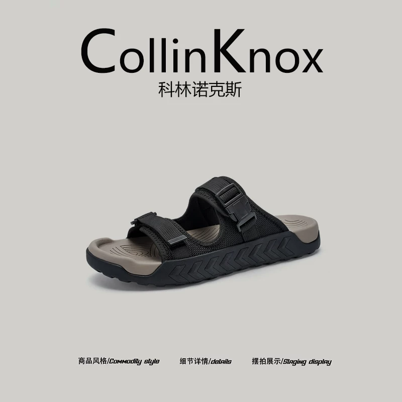 [Trọng lượng nhẹ và thoáng khí] Dép xỏ ngón kiểu mùa hè mới CollinKnox 2026 dành cho nam và nữ, giày đi biển hở mũi cỡ lớn
