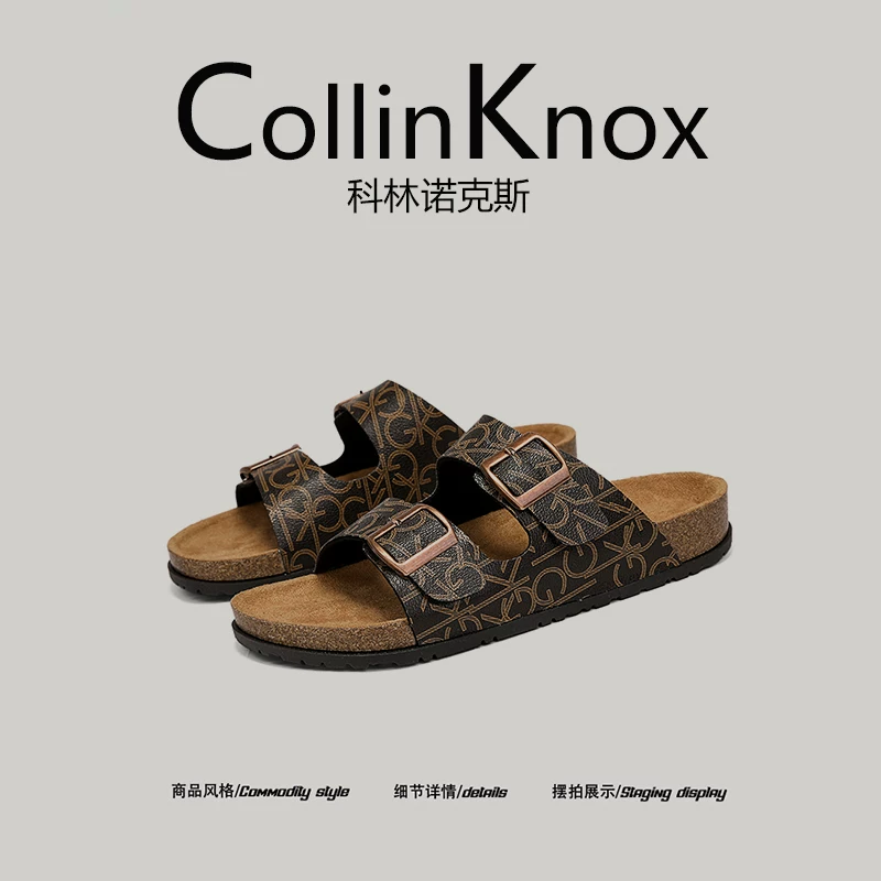 [Sản phẩm hợp thời trang] CollinKnox 2026 Giày Birkenstock nam mới mùa hè 2026 Giày thường ngày có khóa cổ điển