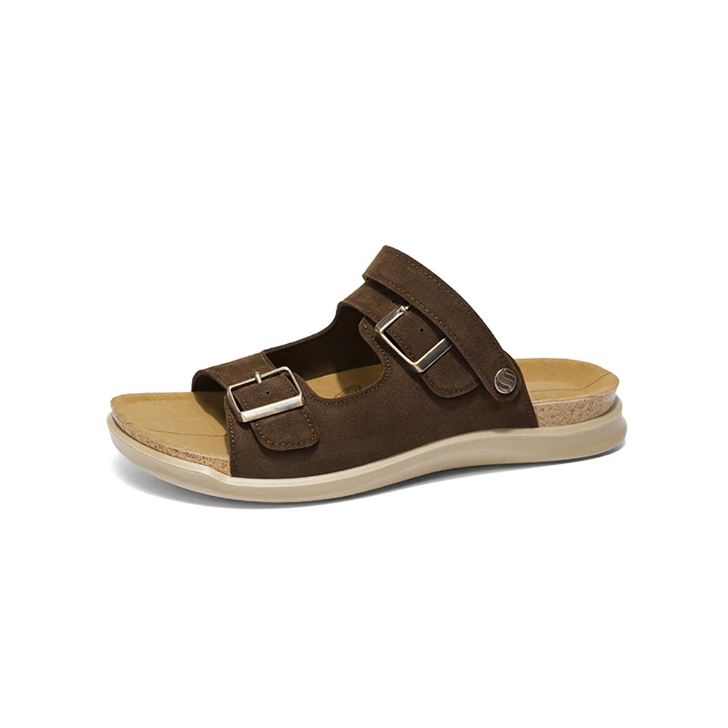 [Da thật được khuyên dùng] Dép Birkenstock CollinKnox 2026 mùa hè mới dành cho nam Giày đi biển Cork phong cách cổ điển