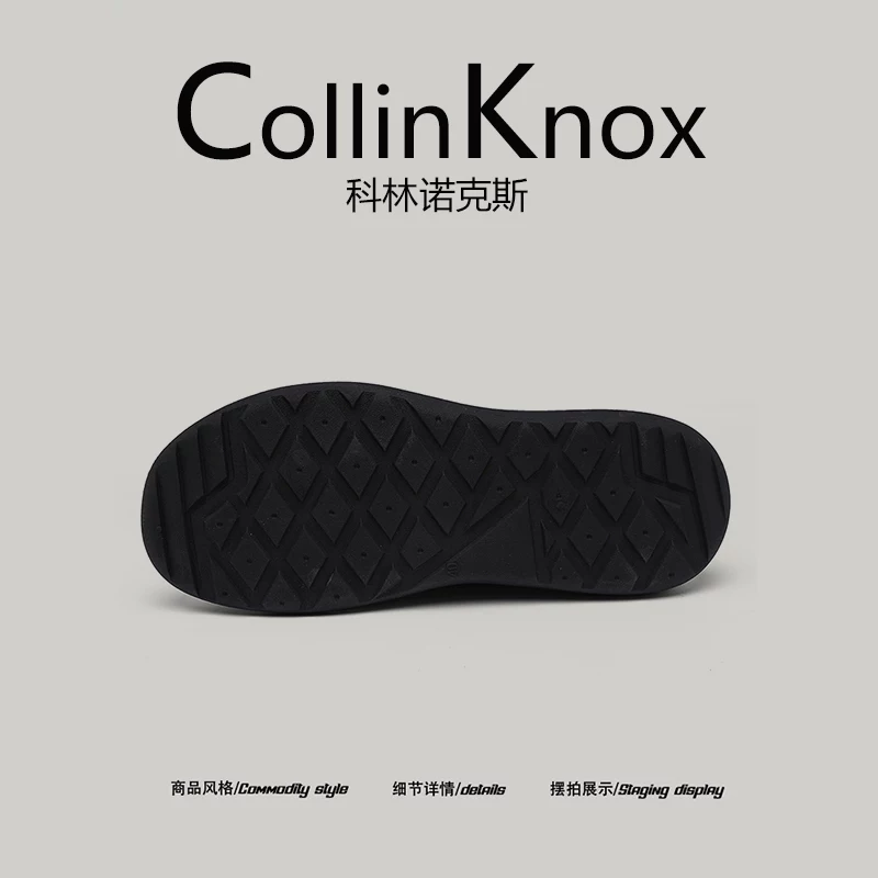 【Khuyến nghị thịnh hành】Giày thể thao nam đế thấp kiểu lười đi làm CollinKnox 2026 mùa xuân mới