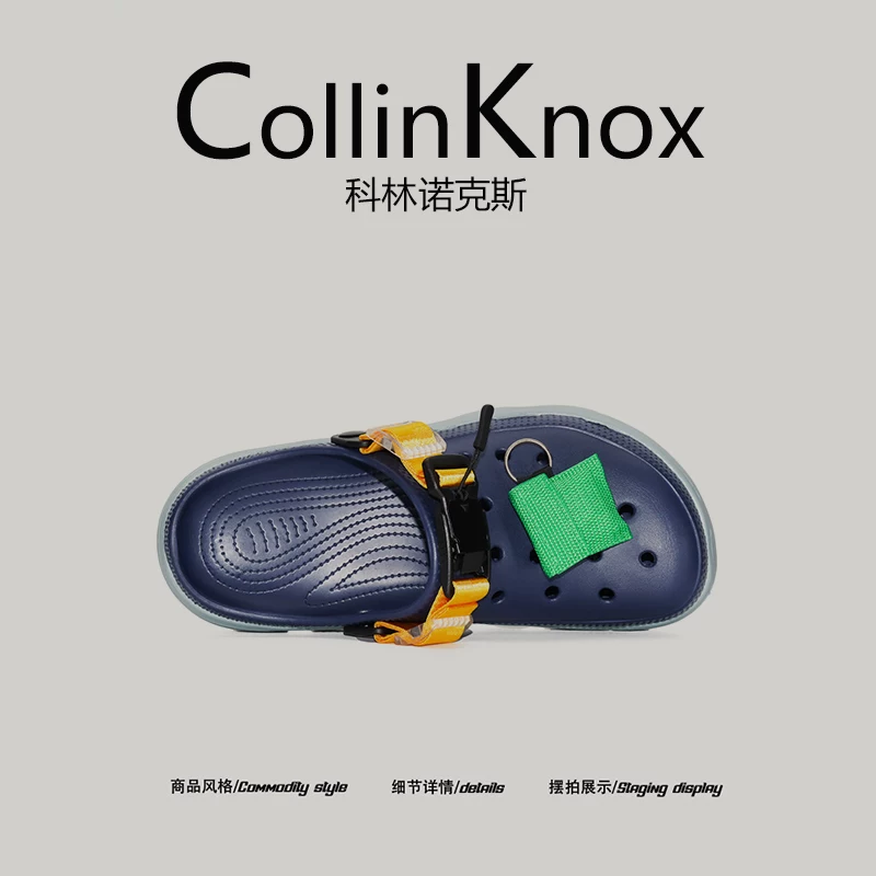 [Siêu nhẹ và chống trơn trượt] Dép nam mùa hè mới CollinKnox 2026, dép bít mũi đế mềm thoải mái