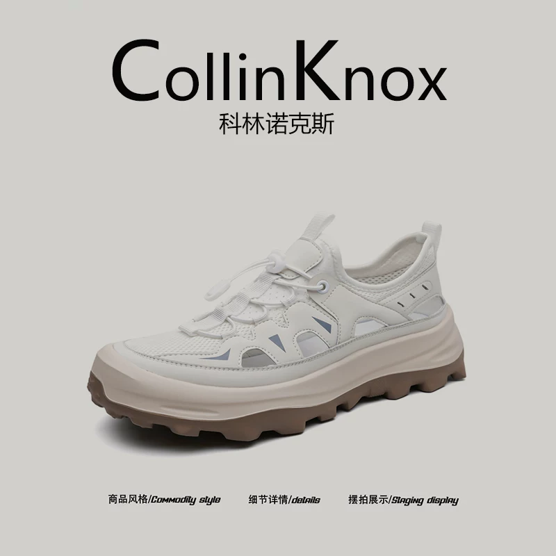 [Sảng khoái và thoải mái] Giày lưới mùa hè mới CollinKnox 2026 dành cho nam, dép đi biển rỗng chống trượt
