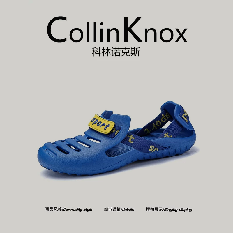 [Chất lượng thương mại quốc tế] CollinKnox 2025 Dép nam mùa hè mới thời trang cá tính đi biển đi nước