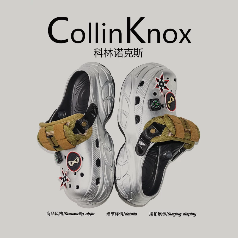 [Đề xuất phổ biến] Giày đục lỗ nam mới mùa hè CollinKnox 2026, giày đi biển phong cách đường phố