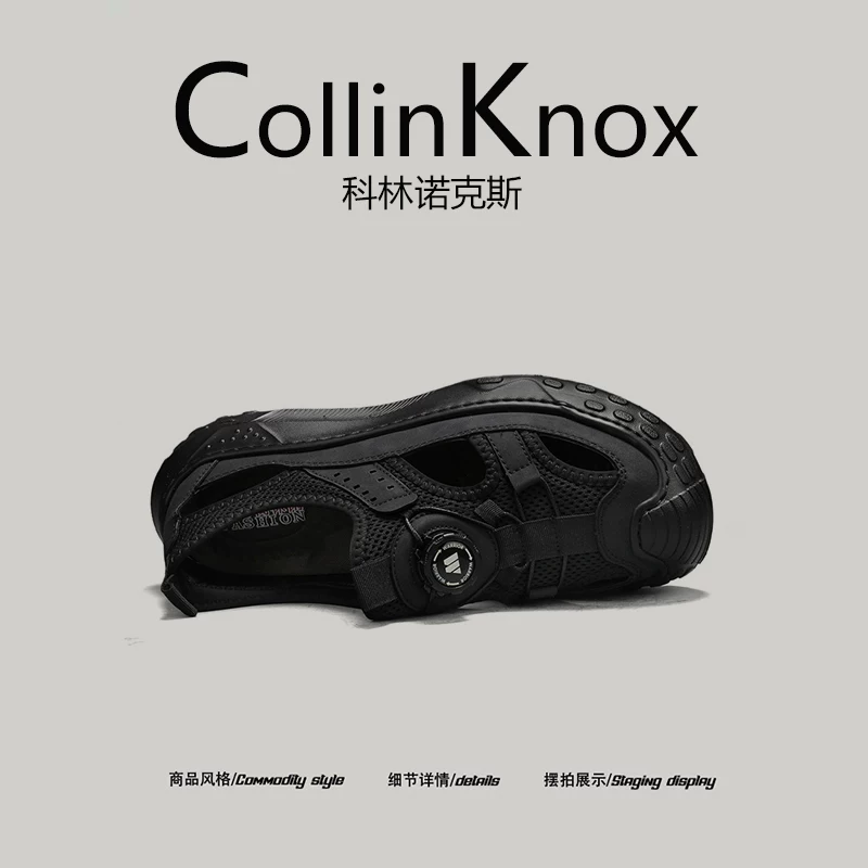 [Outdoor Partner] Dép sandal mùa hè mới CollinKnox 2026 dành cho nam với khóa xoay và giày đi nước tiện lợi