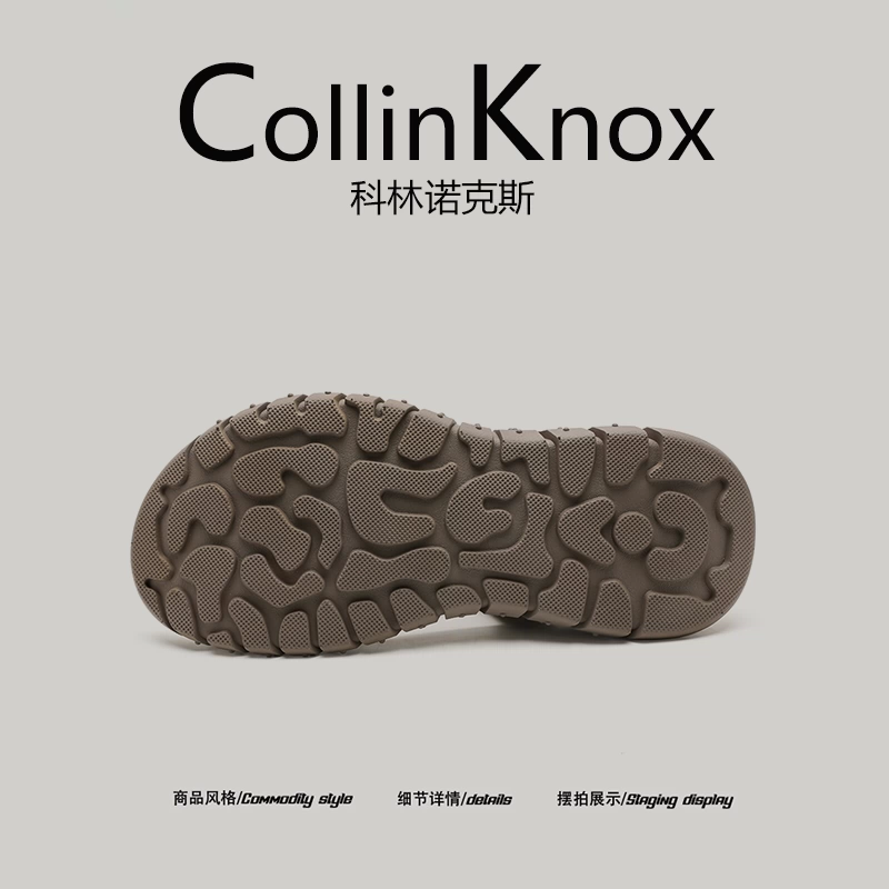 [Chất lượng thương mại quốc tế] Dép lê mùa hè mới CollinKnox 2025 dành cho nam, dép đi biển ngoài trời.