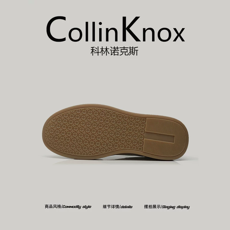 [Da thật chất lượng cao] Giày thể thao nam CollinKnox 2026 mùa hè mới có lỗ thoáng khí Giày thể thao hợp thời trang