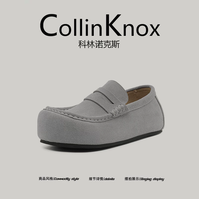 【Phong cách tối giản cổ điển】Giày Birkenstock mới mùa hè 2026 của CollinKnox Giày Kangaroo ngón chân cái cỡ lớn dành cho nam