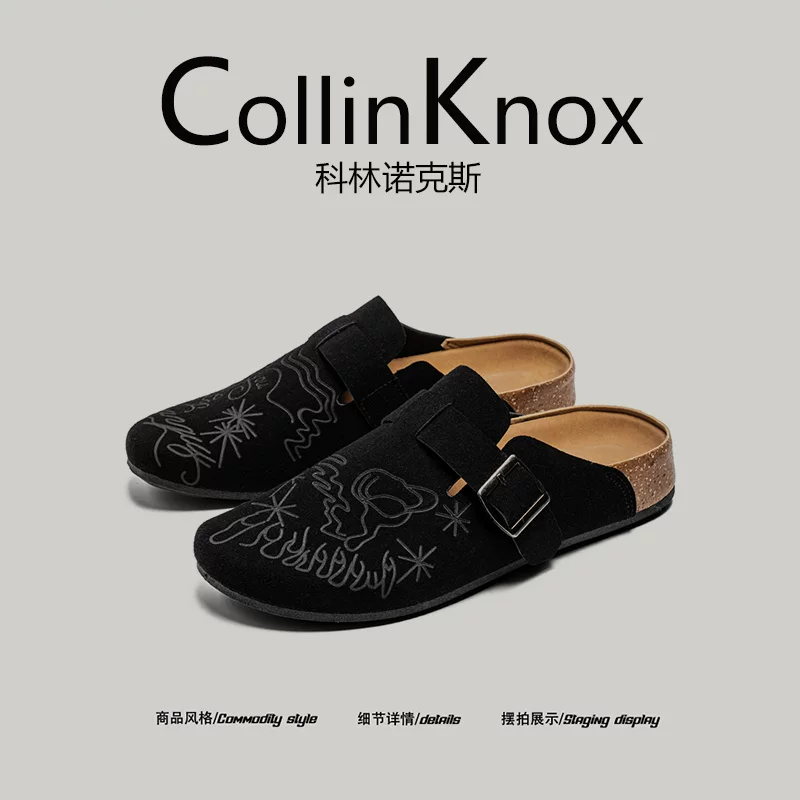 [Người sành điệu đều mang nó] Giày Birkenstock nam mùa hè mới của CollinKnox 2026, giày đế nút chai dành cho nam giới đi làm