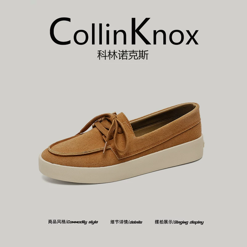 [Hàng hóa chất lượng cao] Giày lười nam CollinKnox 2026 mùa xuân mới, kiểu dáng đơn giản, dễ mang.