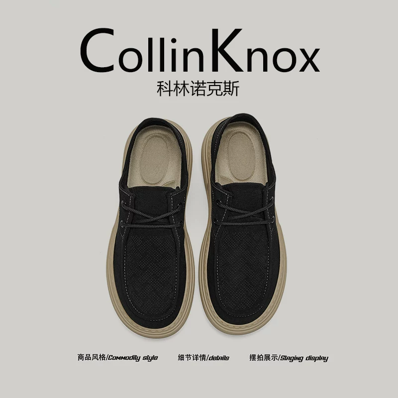 [Cảm giác thoải mái cho bàn chân] Giày vải nam mùa hè mới CollinKnox 2026 có lỗ thoáng khí hai chiều, giày thường ngày