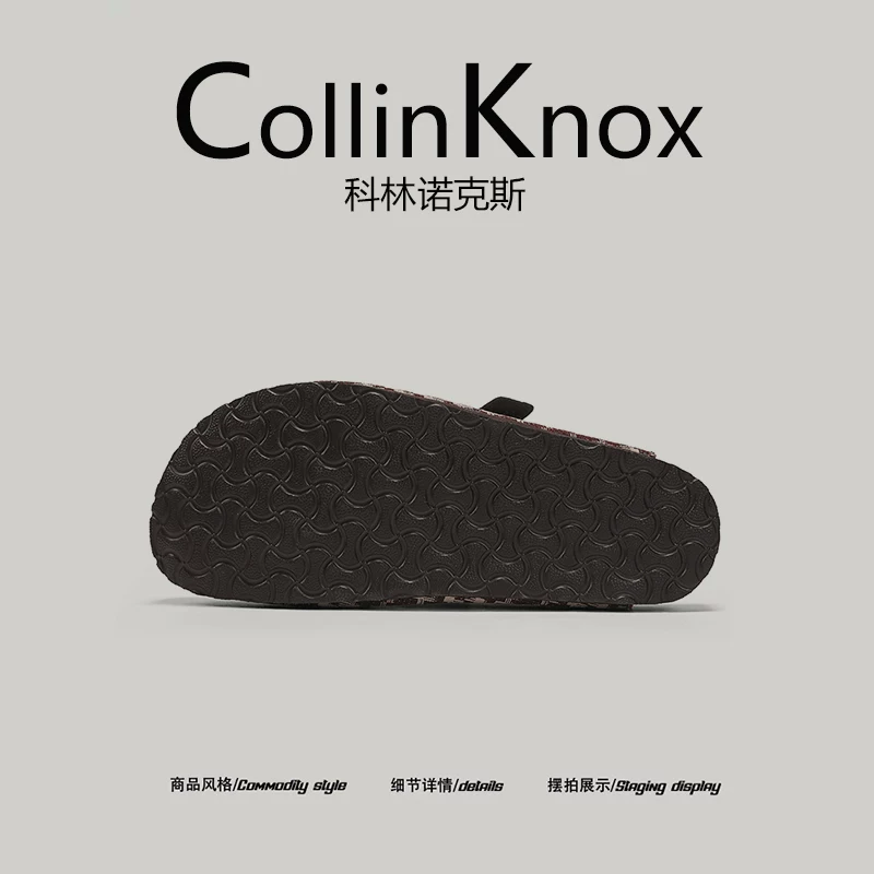 [Hàng hóa chất lượng cao] Giày Birkenstock nam mới mùa hè 2026 của CollinKnox, giày nữ thời trang kiểu slip-on