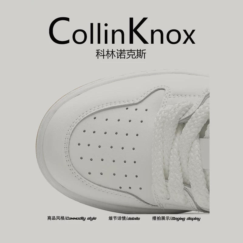 Giày thể thao thời trang CollinKnox 2025 mùa thu mới dành cho nam và nữ, giày đôi đế dày, được khuyến nghị cho thị trường chuyên biệt.