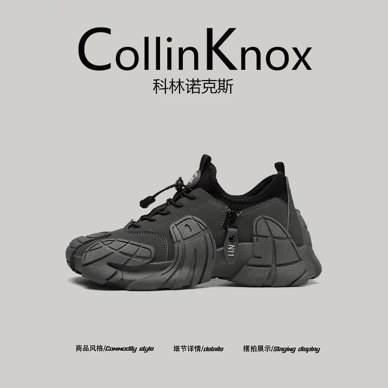 [Nâng cấp chất lượng] Giày nam CollinKnox2026 mùa xuân mới kiểu mecha dành cho nam giới, phù hợp mọi mùa