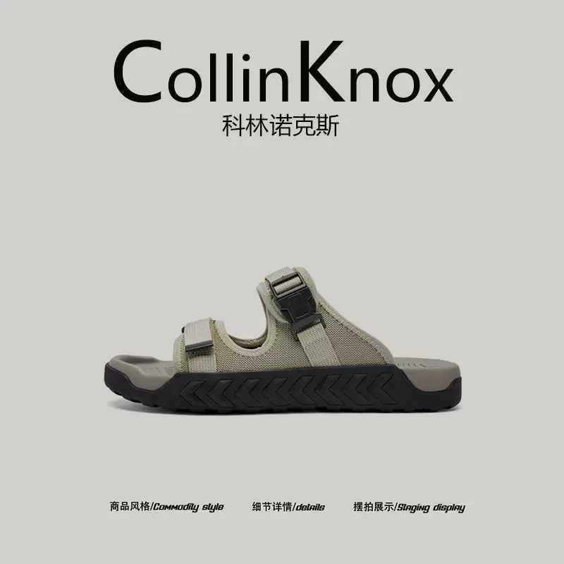 [Siêu nhẹ và thoáng khí] Dép thể thao ngoài trời mùa hè mới CollinKnox2025 dành cho nam, giày đi biển đi dạo trên sông 45