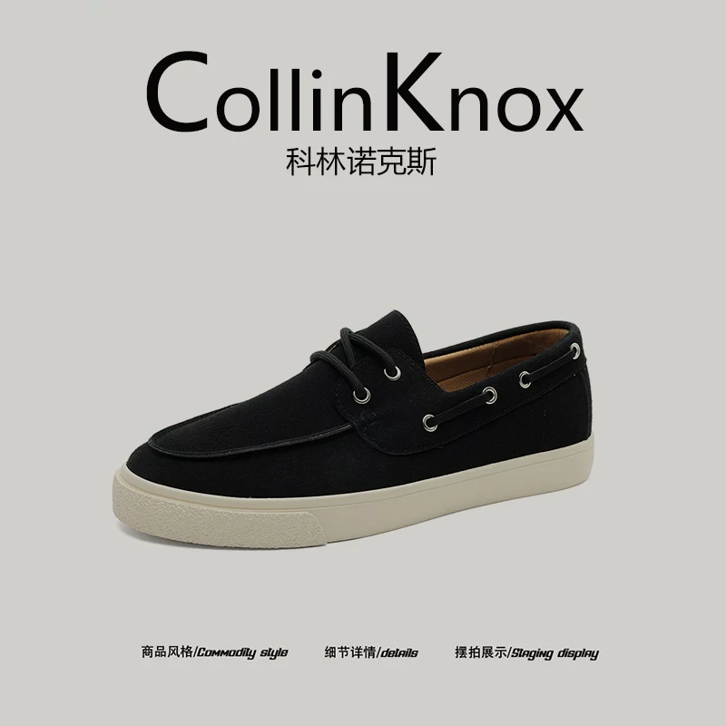 [Sản phẩm hot đa năng] CollinKnox 2026 Giày lười nam mới mùa xuân 2026 Giày thường ngày đơn giản