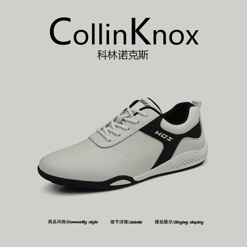 [Da thật cao cấp] Giày thể thao nam CollinKnox 2026 mới mùa xuân, giày thể thao đế mỏng chống trượt