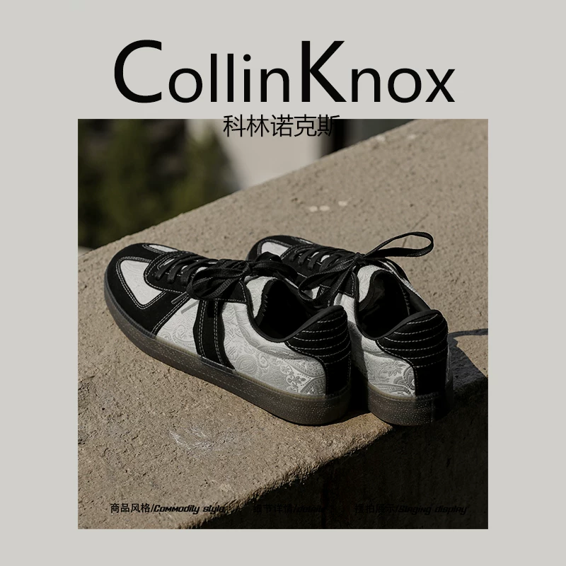 【Sản phẩm mới hợp xu hướng】Giày tập luyện bằng lụa mới của CollinKnox2025 dành cho nam giới, Giày Forrest Gump Niche Retro