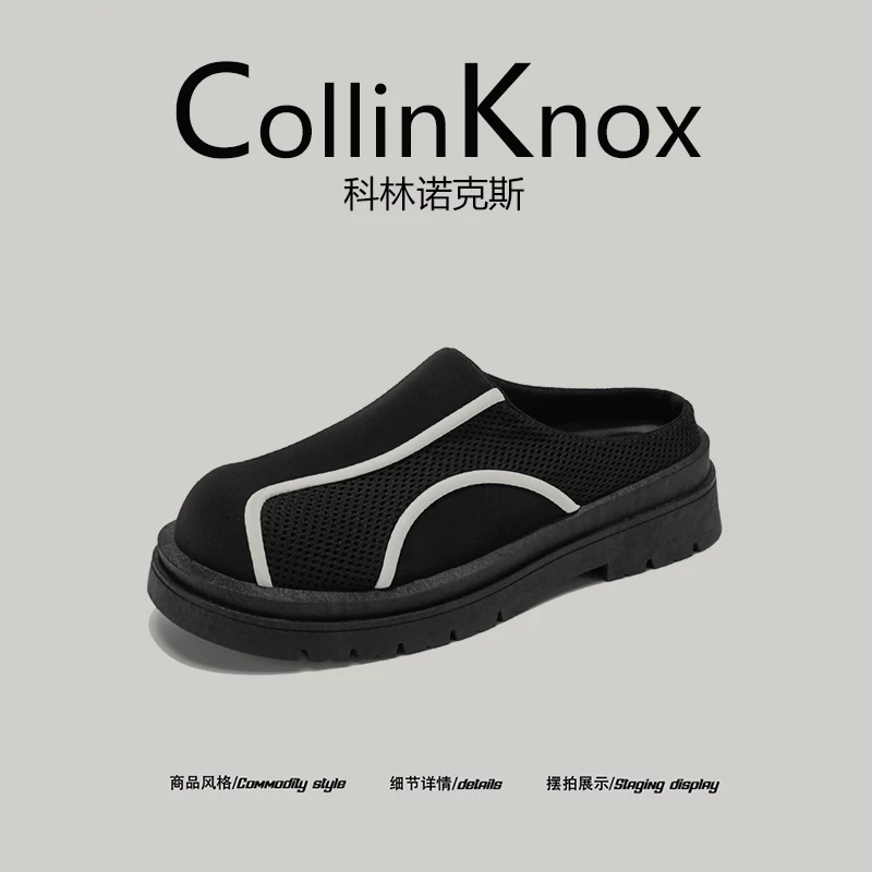 [Đề xuất phổ biến] Giày Birkenstock đế dày CollinKnox mùa hè 2025 mới dành cho nam với phần thân giày bằng lưới thời trang.