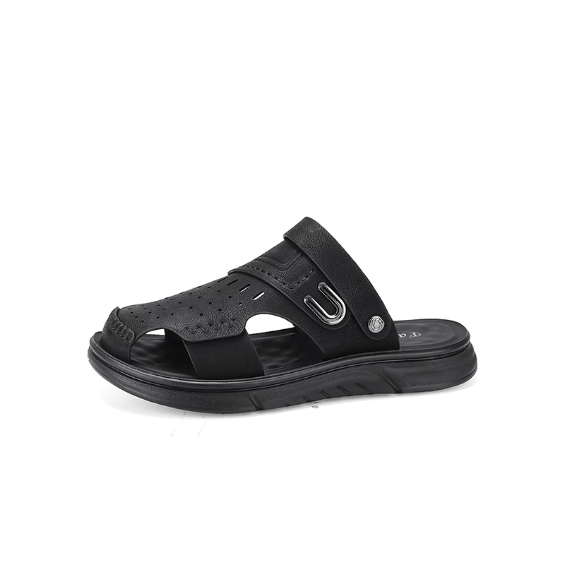 【Trang phục ngoài trời hợp thời trang】Giày sandal nam mới mùa hè 2026 của CollinKnox với thiết kế mũi kín và thiết kế rỗng.