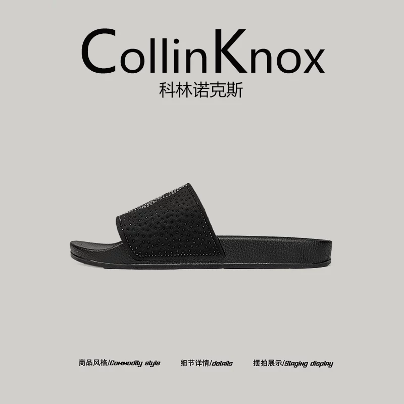 [Phong cách xu hướng mùa hè] CollinKnox2025 giày đi biển đính kim cương thời trang mùa hè mới dành cho nam giới của thương hiệu CollinKnox2025