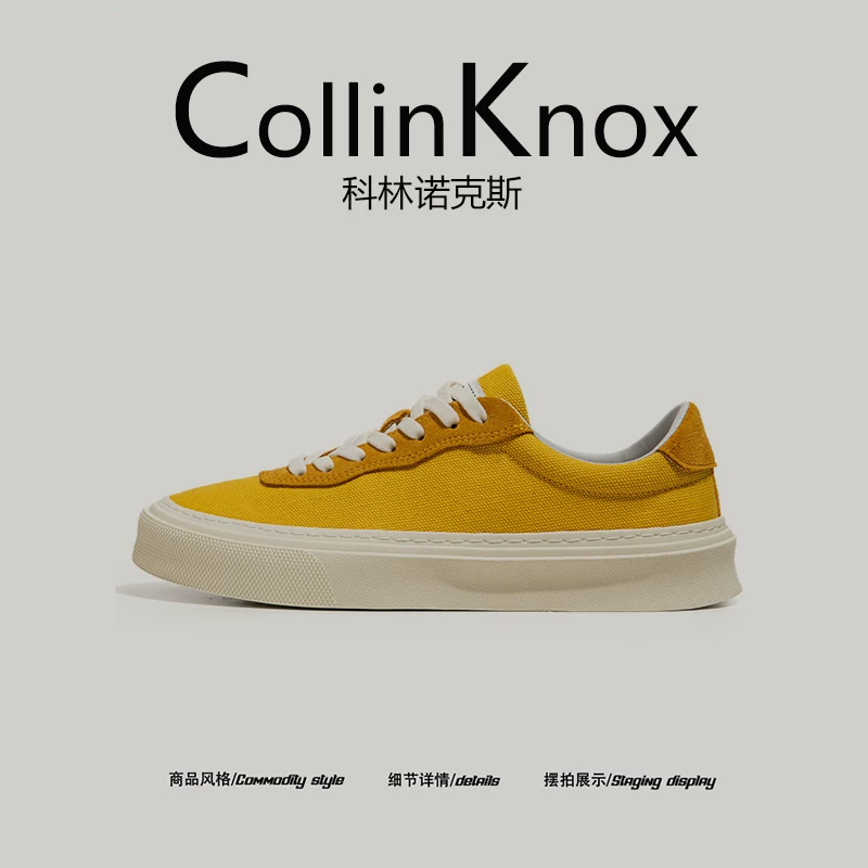 [Chất lượng thương mại quốc tế] Giày thể thao nam CollinKnox Xuân 2026 màu sắc tươi sáng, thời trang và hợp xu hướng